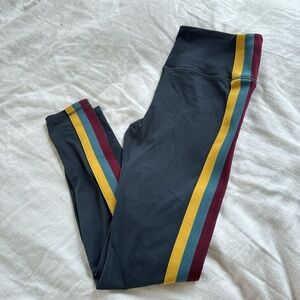 Spiritual Gangster Striped Leggings